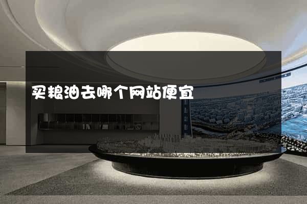 买粮油去哪个网站便宜