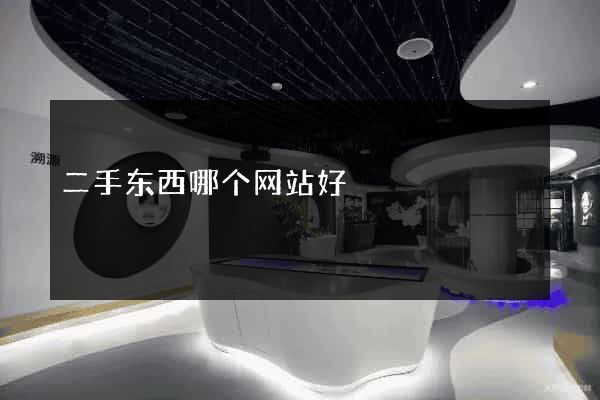 二手东西哪个网站好