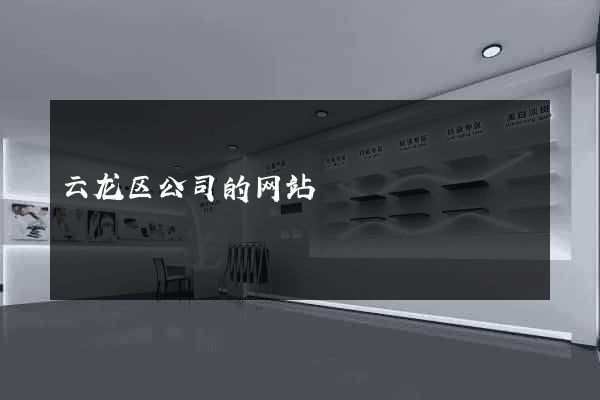 云龙区公司的网站
