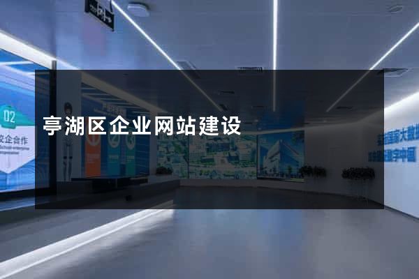 亭湖区企业网站建设