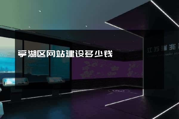 亭湖区网站建设多少钱