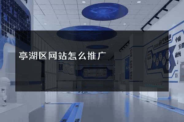 亭湖区网站怎么推广