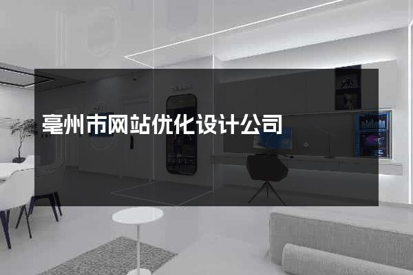 亳州市网站优化设计公司