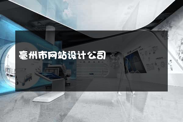 亳州市网站设计公司