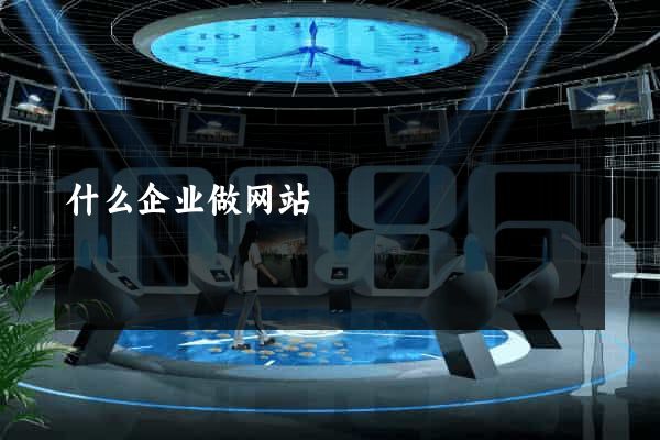 什么企业做网站