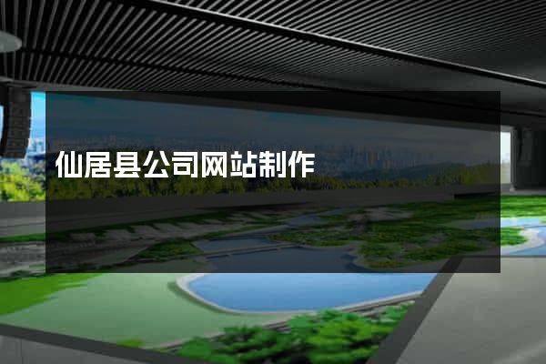 仙居县公司网站制作