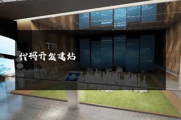 代码开发建站