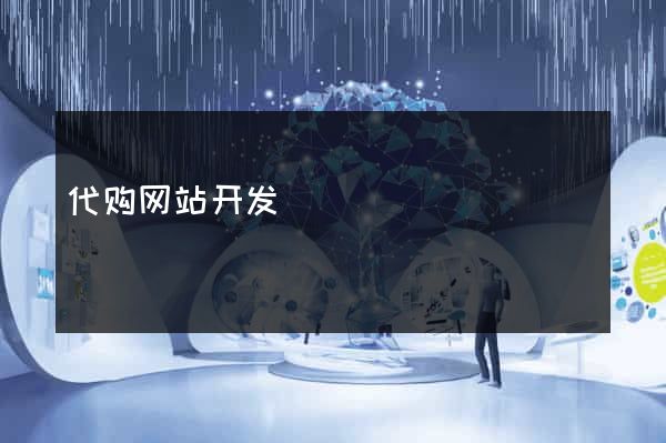 代购网站开发