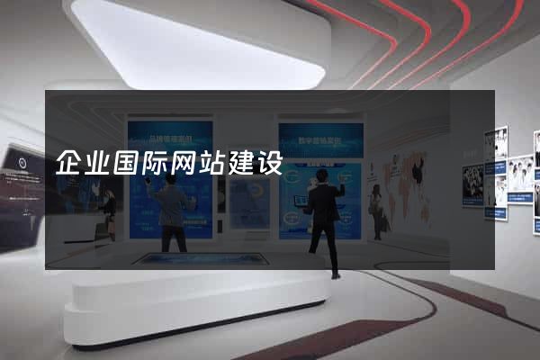 企业国际网站建设