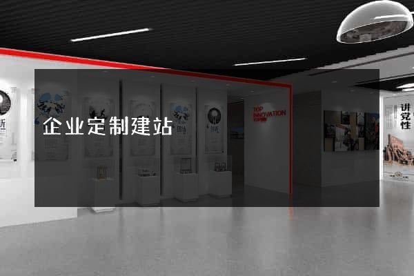 企业定制建站