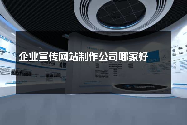 企业宣传网站制作公司哪家好