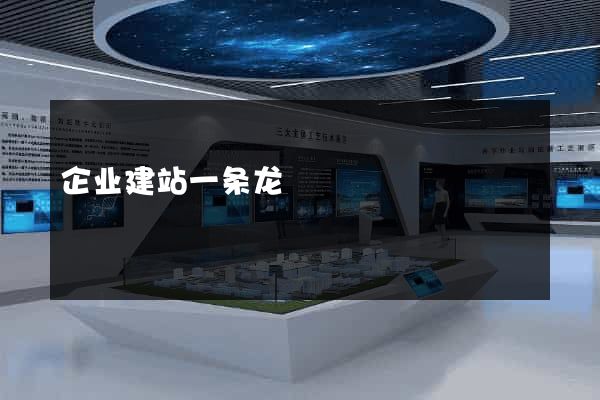 企业建站一条龙