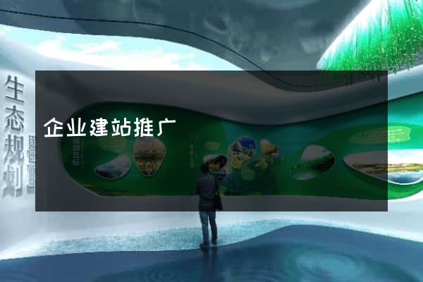 企业建站推广