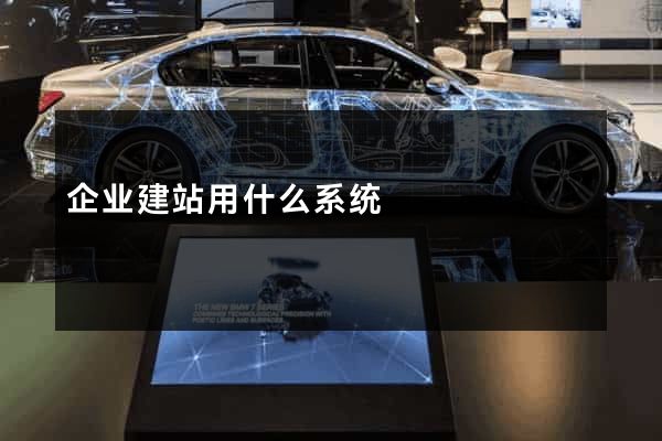企业建站用什么系统