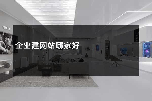 企业建网站哪家好