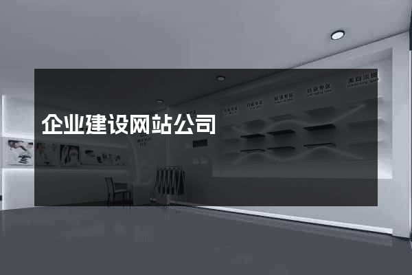企业建设网站公司