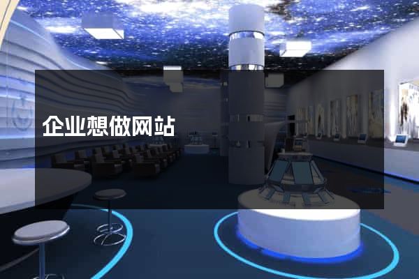 企业想做网站