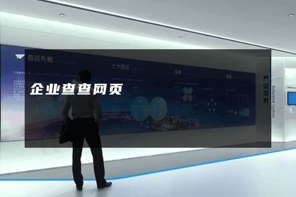企业查查网页