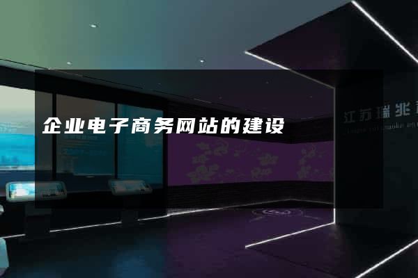 企业电子商务网站的建设