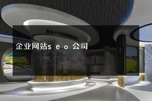 企业网站seo公司
