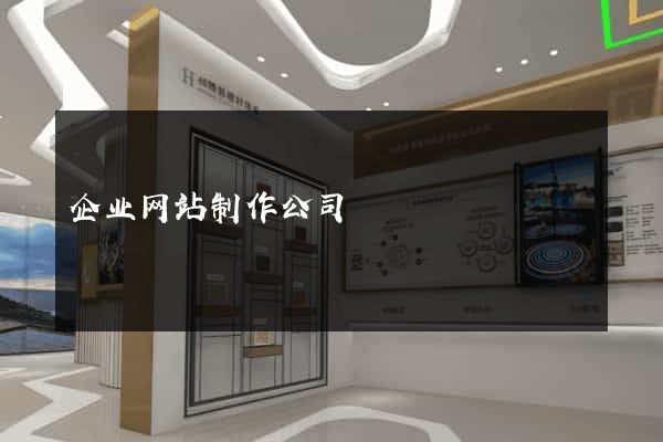 企业网站制作公司