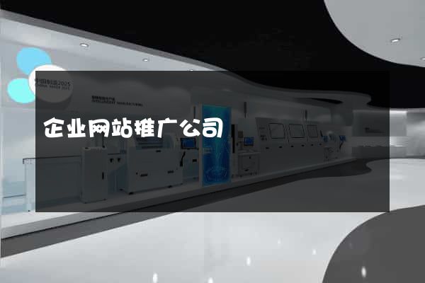 企业网站推广公司