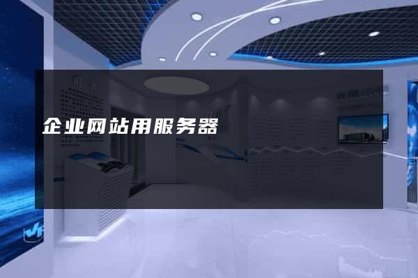 企业网站用服务器
