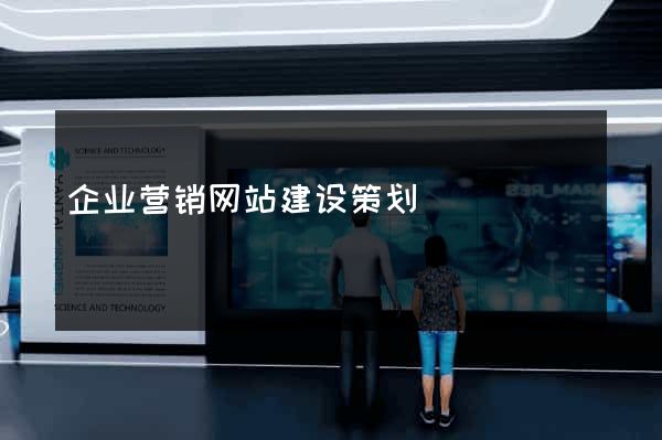 企业营销网站建设策划