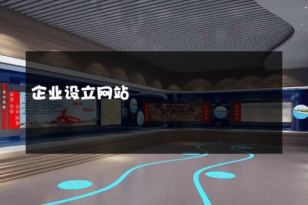 企业设立网站