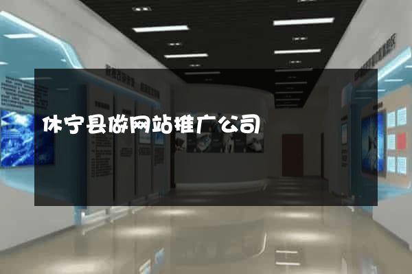 休宁县做网站推广公司