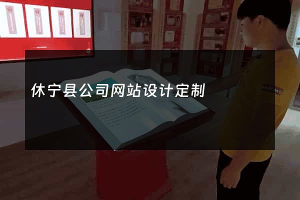 休宁县公司网站设计定制