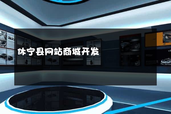 休宁县网站商城开发