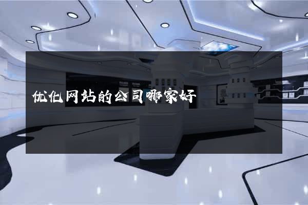 优化网站的公司哪家好