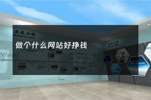 做个什么网站好挣钱