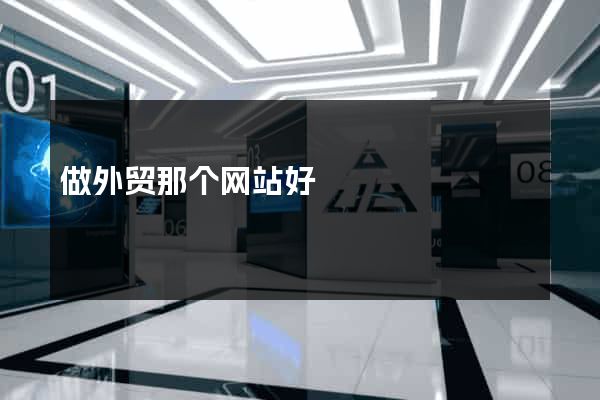 做外贸那个网站好