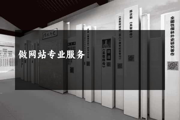 做网站专业服务