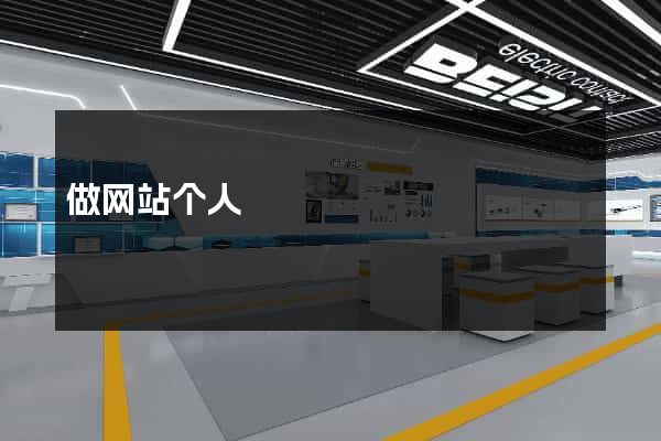 做网站个人