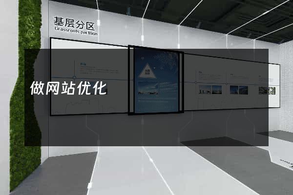 做网站优化