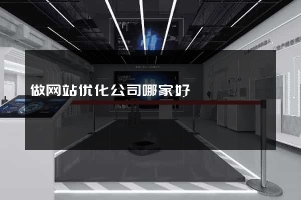 做网站优化公司哪家好