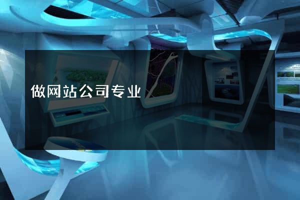 做网站公司专业