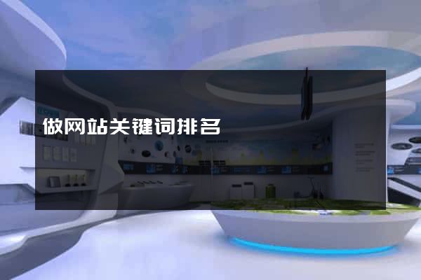 做网站关键词排名