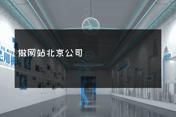 做网站北京公司
