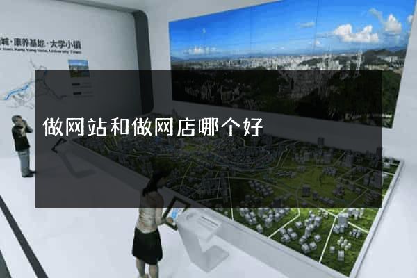 做网站和做网店哪个好