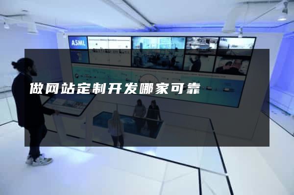 做网站定制开发哪家可靠