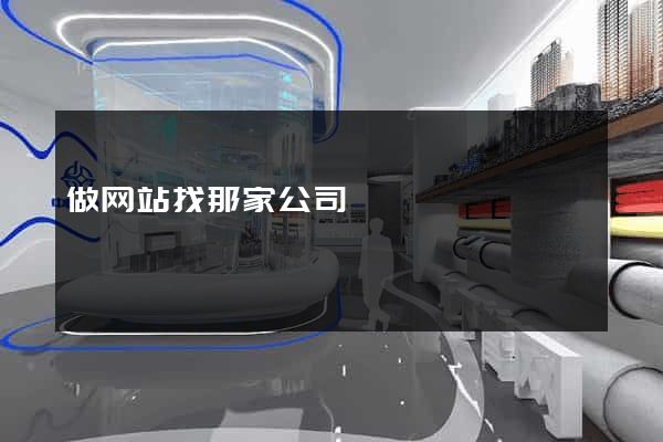 做网站找那家公司