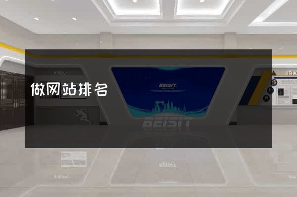做网站排名