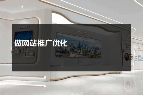 做网站推广优化