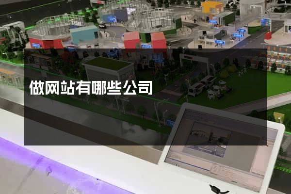 做网站有哪些公司