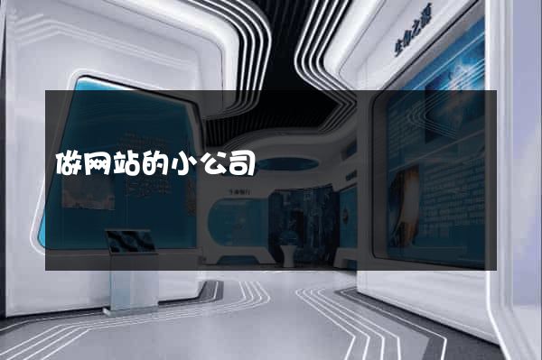 做网站的小公司