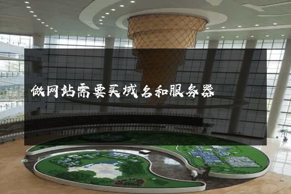 做网站需要买域名和服务器